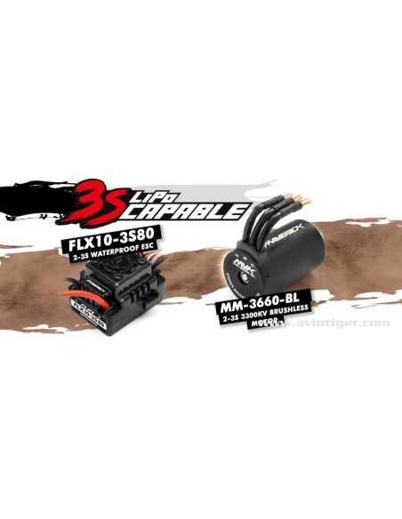 QUANTUM MT 1/10  4X4 FLUX BLEU