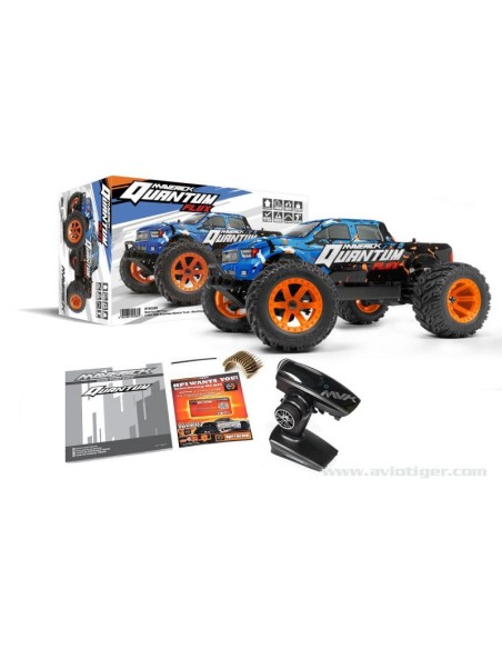 QUANTUM MT 1/10  4X4 FLUX BLEU