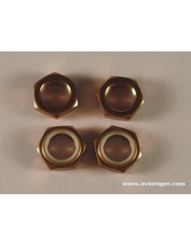 ECROU DE ROUE NYLON TITANE