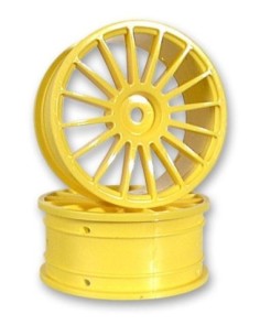 JANTE 1/10 24MM 16 BRANCHES 1.8 JAUNE (S4)