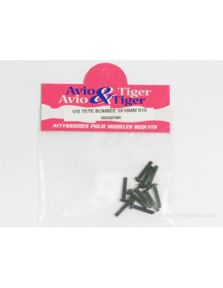 VIS TETE BOMBEE 3X16MM S10