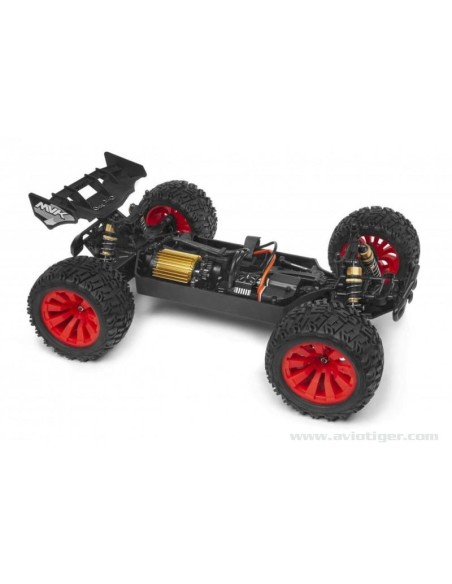 QUANTUM+ XT FLUX 4X4 1/10 ARGENT ROUGE