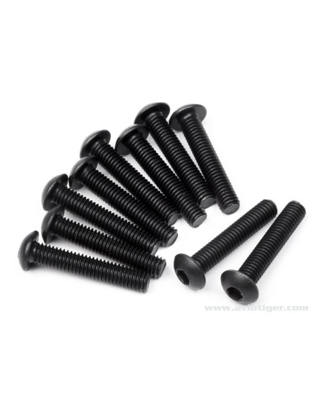 VIS BTR TETE BOMBEE M3X16MM S10