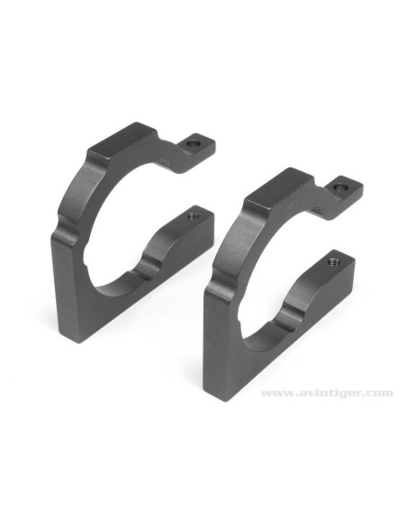 SUPPORT MOTEUR 8MM GRIS FLUX