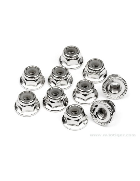 ECROU NYLSTOP EPAULE ARGENT M4