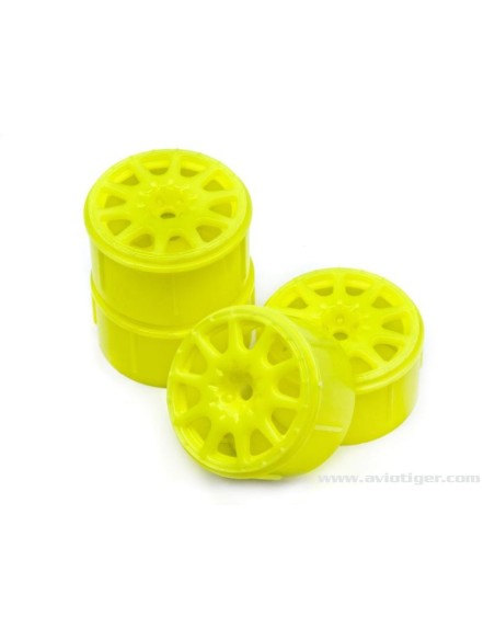 JANTE RALLY MICRO 17MM JAUNE S4