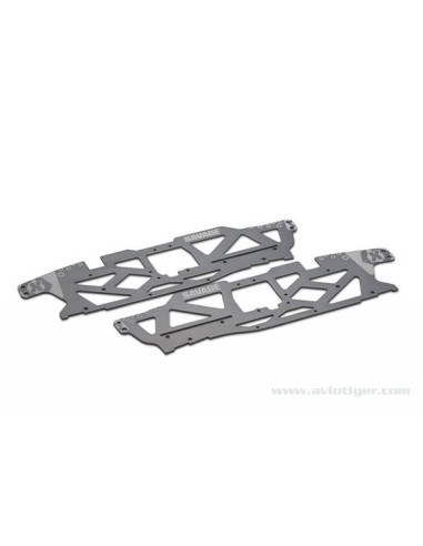 CHASSIS TVP SAVAGE X V2 GUNMETAL