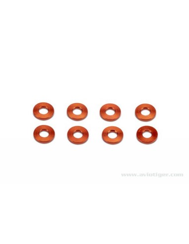 RONDELLE 3X7X1MM ORANGE (S8)