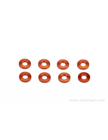 RONDELLE 3X7X1MM ORANGE (S8)
