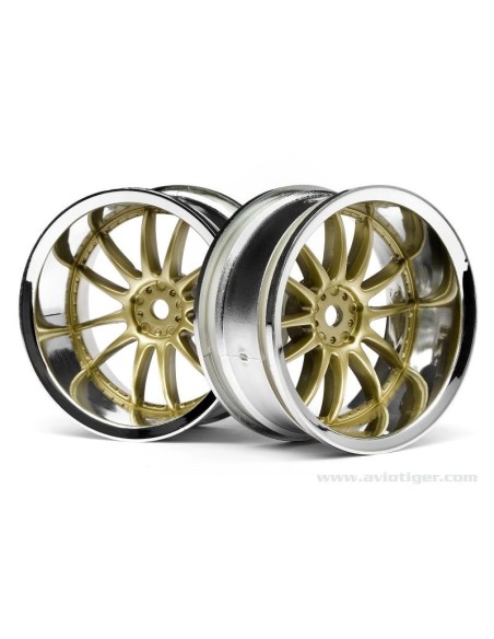 JANTE WORK XSA 02C CHR/GOLD 9MM