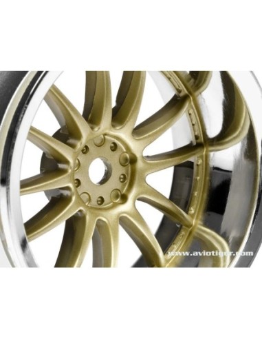 JANTE WORK XSA 02C CHR/GOLD 9MM