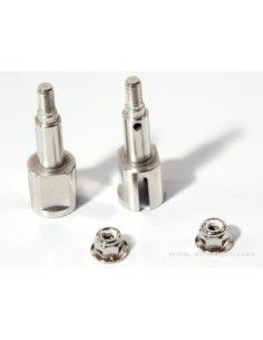 AXE DE ROUE FILETE ARGENT S2