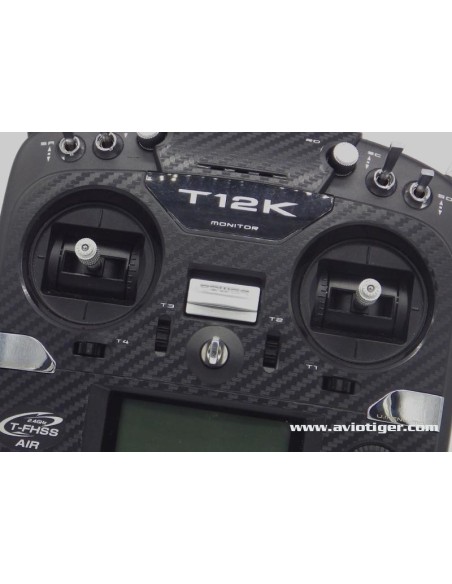 STICKER T12K BLACK METAL CARBON LOOK