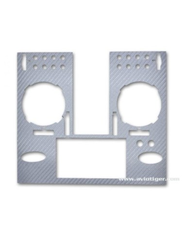 STICKER FX36 ARGENT LOOK CARBONE