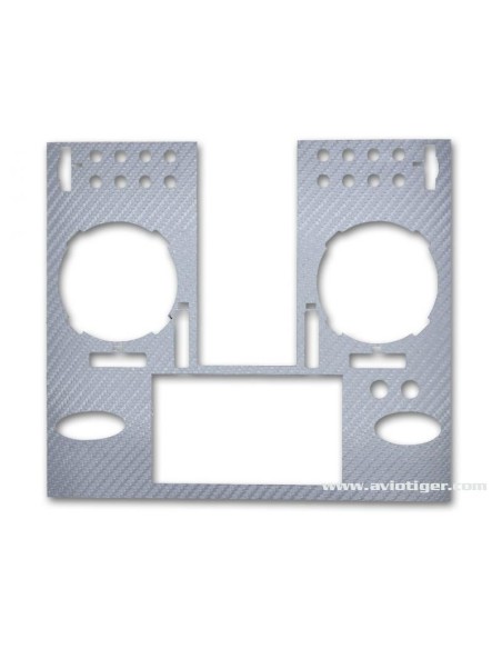 STICKER FX36 ARGENT LOOK CARBONE