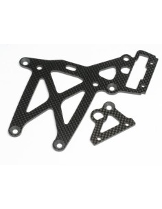 SET PLAQUE SUP ARR CARBONE BAJA