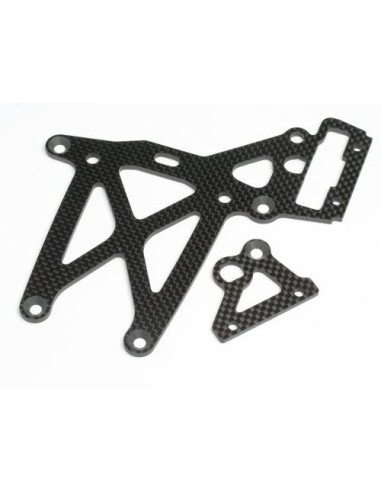 SET PLAQUE SUP ARR CARBONE BAJA