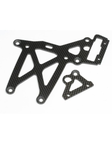 SET PLAQUE SUP ARR CARBONE BAJA