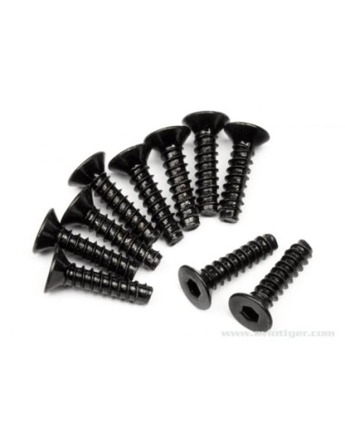 VIS 3X12MM TETE PLATE