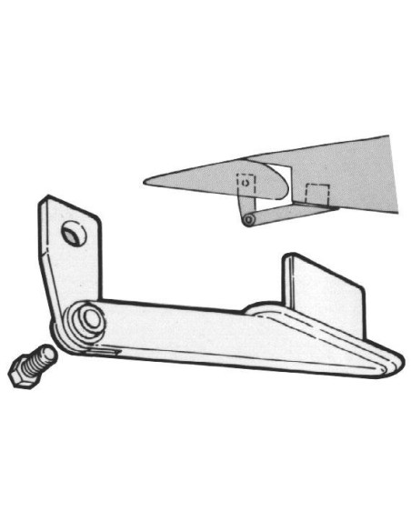 SLOTTED SHUTTER HINGES