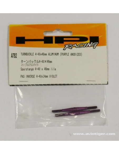 BIELLETTE PAS INVERSE4-40X46MM VIOL