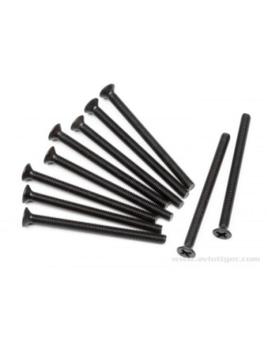 VIS TETE FRAISEE M3X40MM (S10)