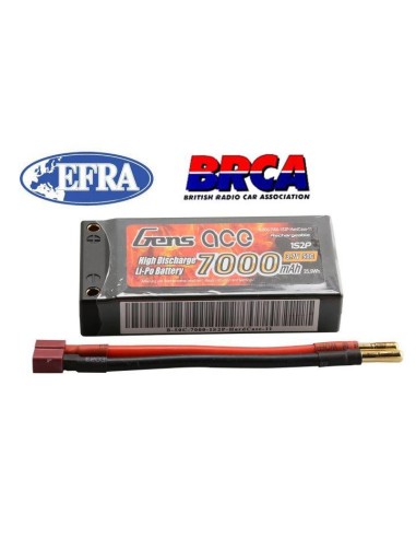 Batterie / Accu LIPO 50C 7000MAH 3.7V HARD CASE...