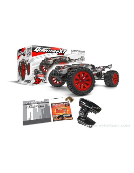 QUANTUM+ XT FLUX 4X4 1/10 ARGENT ROUGE