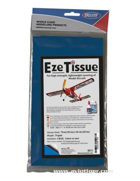 EZE FABRIC BLUE 75X50CM (S5)