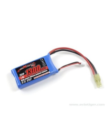 Battery / Accu LIPO 7.4V 2S 1300MAH