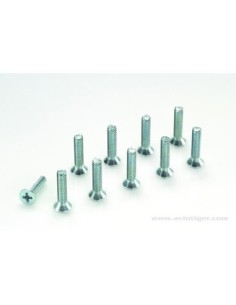 VIS TETE CONE CRUCI M3X25 ACIER