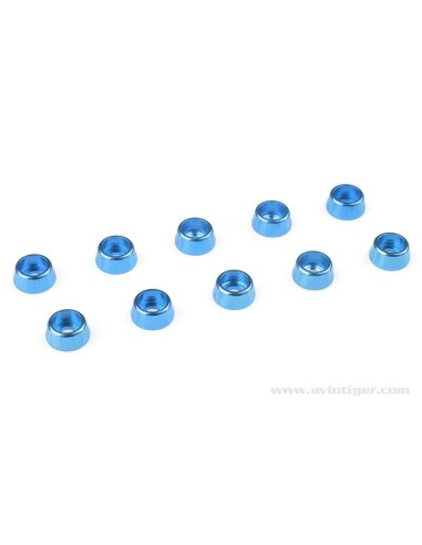 RONDELLE M2.5 VIS CONIQ ALU BLEU