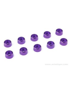 WASHER M3 SCREW CONIQ ALU VIOLET 2