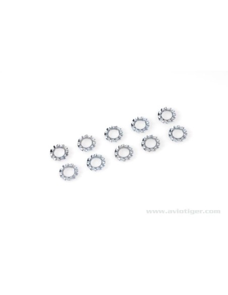 M2 STEEL S10 LOCKING WASHERS