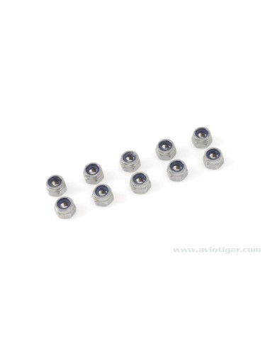 HEX LOCKING NUT M3 INOX S10