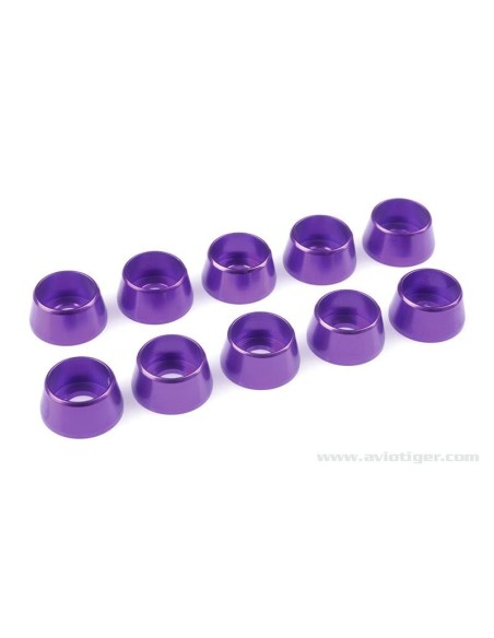 WASHER M5 SCREW CONIQ ALU VIOLET