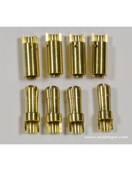 5.5MM M/F 4-PAIR GOLD CONNECTOR