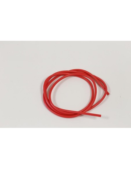 SILICONE CABLE 14AWG RED 1M