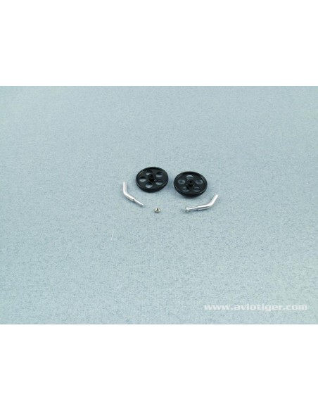 AXLE WHEEL ROD 2MM + WHEEL