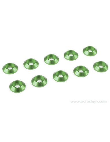 RONDELLE M3 VIS ROND ALU VERT