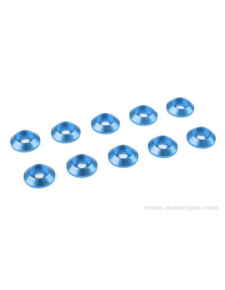 M3 WASHER BLUE ALU ROUND SCREW