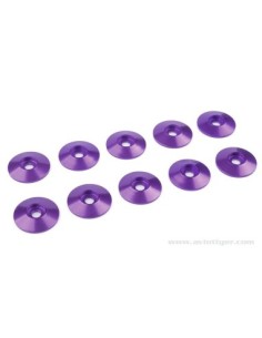 WASHER M4 ROUND SCREW ALU VIOLET
