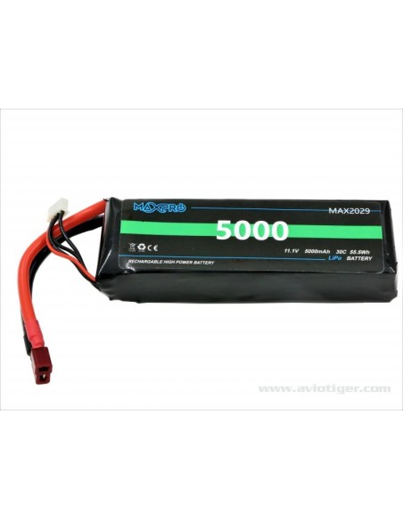 LIPO BATTERY 11.1V 5000MAH HC