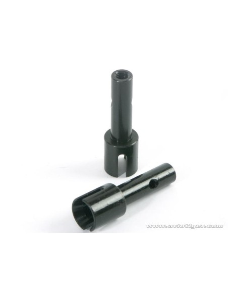 FRONT AND REAR WHEEL AXLE