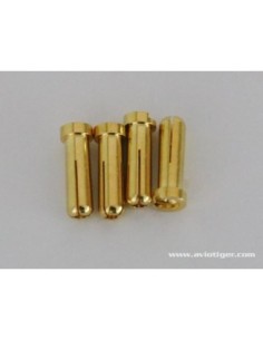 5MM 90? GOLD CONNECTOR MALE S4