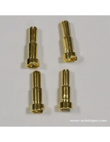 4-5MM 90? GOLD CONNECTOR MALE S4