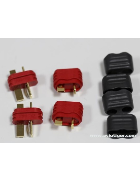 DEANS CONNECTOR MALE FEMALE 2P