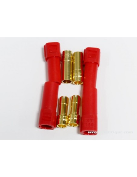 CONNECTEUR XT150 M/FEM ROUGE 2P