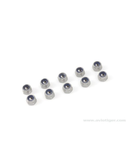 M6 STAINLESS STEEL S10 HEX LOCKING NUT