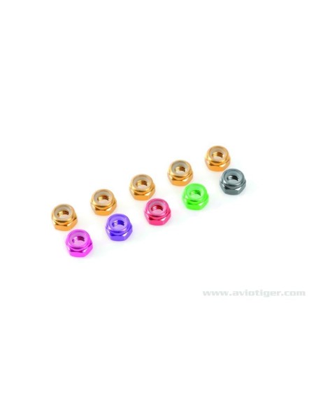 NUT HEX BLOQ. M2 ALU METAL S1